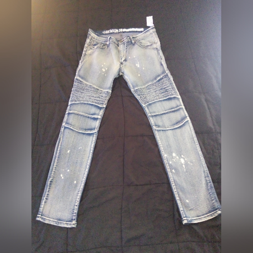 Mens Denim Reason 38 Denim Jeans Size  38W